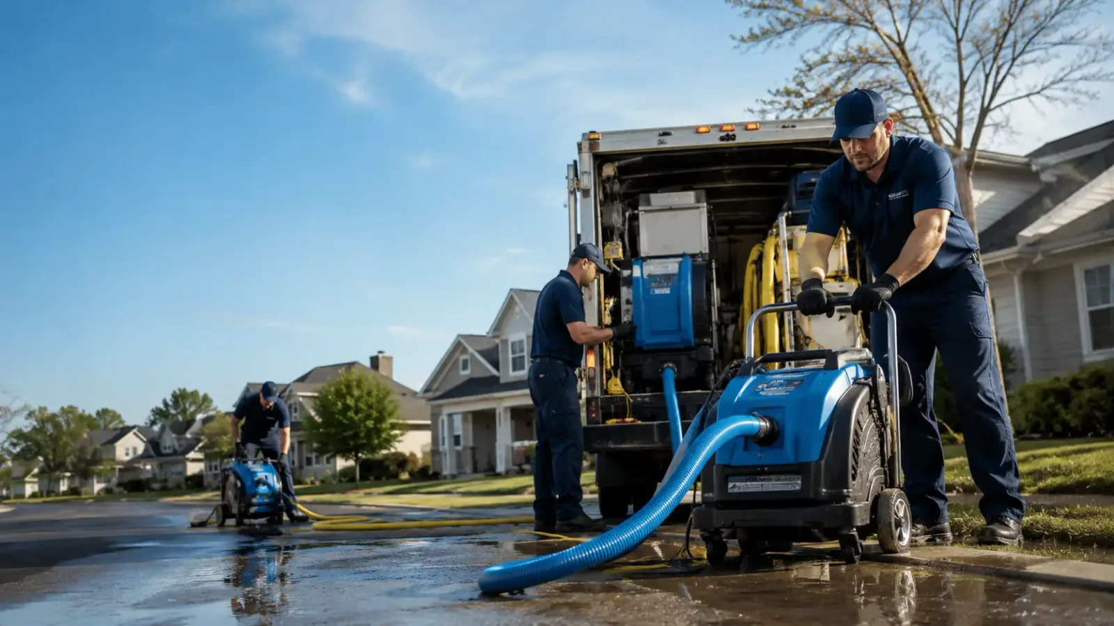Flood Damage Cleanup in Knickerbocker, TX